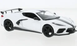 Maisto Chevrolet Corvette Stingray (C8), weiss, 2020, 1:24, New