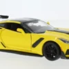 Motormax Chevrolet Corvette ZR1, gelb/schwarz, 2019, 1:24, Clearance