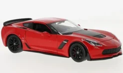 Welly Chevrolet Corvette Z06, rot, 2017, 1:24, Clearance