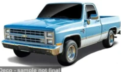 Bburago Chevrolet C10 Pick Up, blau/weiss, 1986, 1:43, Clearance