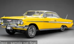 Sun Star Chevrolet Impala Convertible Lowrider, gelb, 1961, 1:18, Outlet