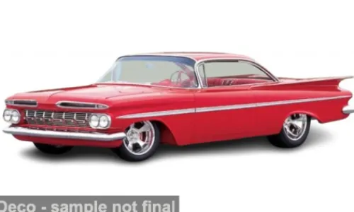 Maisto Chevrolet Impala, rot, 1959, 1:24, Hot