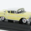 Oxford Chevrolet Impala Sport Coupe, hellgelb/weiss, 1958, 1:87,