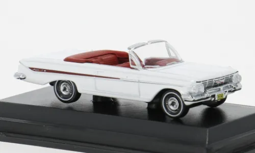 Oxford Chevrolet Impala, weiss/rot, 1961, 1:87, Clearance