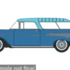 Oxford Chevrolet Nomad, blau/hellblau, 1957, 1:87, New