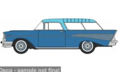 Oxford Chevrolet Nomad, blau/hellblau, 1957, 1:87, New