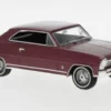 Neo Chevrolet Nova SS Hardtop, dunkelrot, 1966, 1:43, Outlet