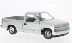 Motormax Chevrolet 1500 Pick Up 454 SS, silber, 1992, 1:24,