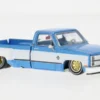 Mini GT Chevrolet Silverado Dually Vintage Spec V1, blau/weiss, 1:64, New