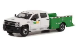 Greenlight Chevrolet Silverado 3500HD Dually, 2018, WM - Waste Management, 1:64, Clearance