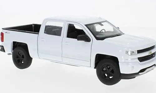 Welly Chevrolet Silverado, weiss, 1:24, Online