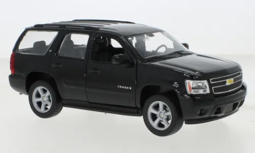 Welly Chevrolet Tahoe LT, schwarz, 2008, 1:24, Hot