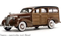 Sun Star Chevrolet Woody Surf Wagon, braun/Holzoptik, 1939, 1:18, Online