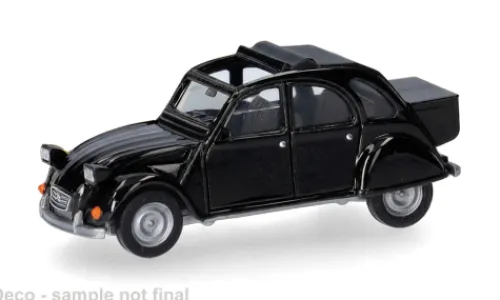 Herpa Citroen 2 CV, schwarz, 1:87,