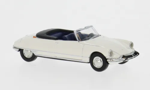 Brekina Citroen DS 19 Cabriolet, weiss, 1963, 1:87, Hot