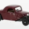 BoS-Models Citroen Traction Avant Faux Cabriolet, dunkelrot/schwarz, 1936, 1:87, Best