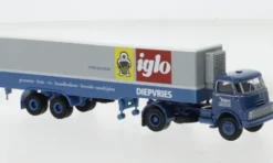 Brekina DAF DO 2000 Kühlkoffer-SZ, 1957, Binfürst - Iglo, 1:87, Outlet