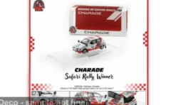 BM Creations Daihatsu Charade, Rallye Safari, 1992, #12, 1:64, Best
