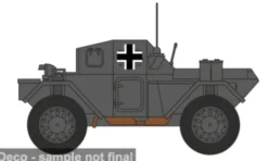 Oxford Daimler Dingo, 1944, Wehrmacht (Captured) France, 1:76, Best