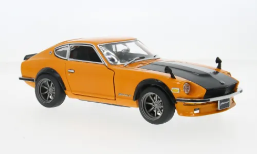 Sun Star Datsun Fairlady Z (S30), orange/carbon, 1970, 1:18,