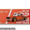 Pop Race Datsun 620 Pick Up, orange, Tokyo Station Exclusives, 1:64, Clearance