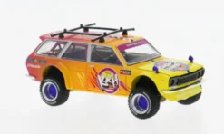 Mini GT Datsun 510 Wagon 4x4 Kaido Islands V1, orange/violett, 1969, 1:64, Sale