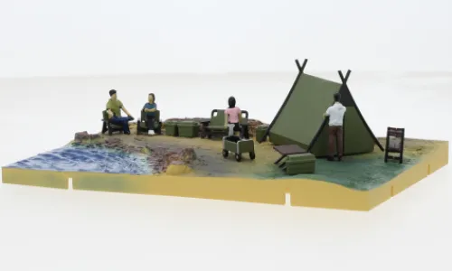 BM Creations Diorama Country Side, hellgrün, 1:64, Outlet