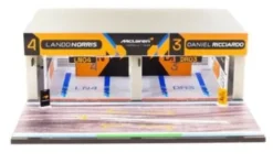 Tarmac Works Diorama Pit Garage Diorama, Formel 1, McLaren F1 Team, 1:64, Best