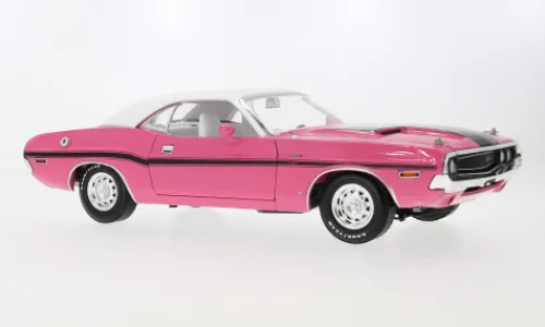 Greenlight Dodge Challenger R/T, pink/schwarz, 1970, 1:18, Clearance