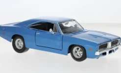 Maisto Dodge Charger R/T, blau, 1969, 1:24, Hot