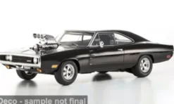 Kyosho Dodge Charger R/T, schwarz, 1970, Fast & Furious, 1:12, New