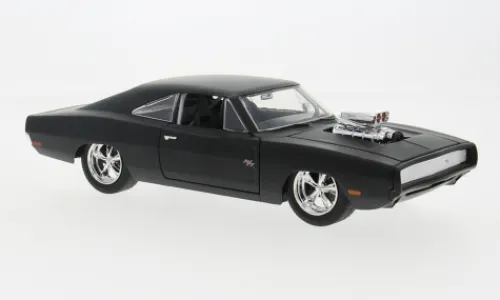 Jada Dodge Charger R/T Tuning, schwarz, 1970, Fast & Furious, 1:24, Hot