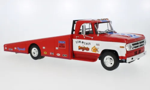 ACME Dodge D-300 Ramp Truck, 1970, Tom McEwen The Mongoose, 1:18, New