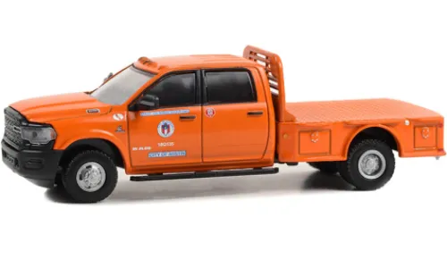 Greenlight Dodge RAM 3500 Dually Flatbed, 2023, City of Austin Public Works, 1:64, Outlet