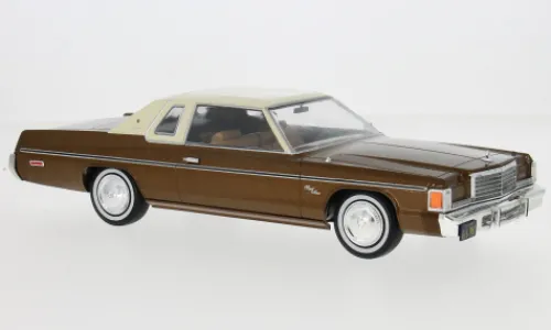WhiteBox Dodge Royal Monaco Coupe, braun/beige, 1977, 1:24, New