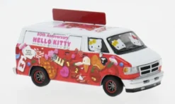 Tarmac Works Dodge Van, Hello Kitty Food Truck, 1:64, Hot