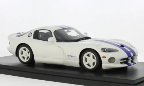 GT Spirit Dodge Viper GTS, weiss/blau, 1996, 1:18, Clearance
