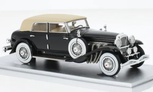 Kess Duesenberg Model J Torpedo Berline di Rollston, schwarz/beige, 1932, 1:43, Online