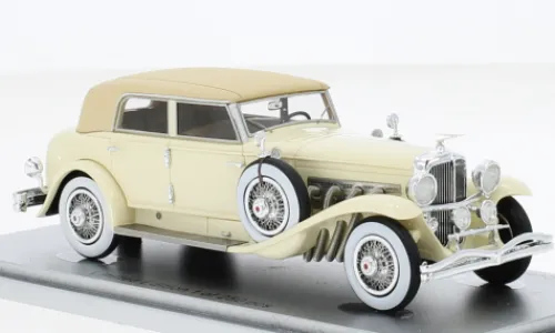 Kess Duesenberg Model J Torpedo Berline di Rollston, beige, 1932, 1:43, Hot