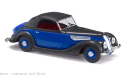 Busch EMW 327 Cabriolet, dunkelblau/schwarz, 1952, 1:87,