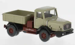 Wiking Faun Schwerlastzugmaschine, dunkelbeige/dunkelrot, 1965, 1:87, Outlet