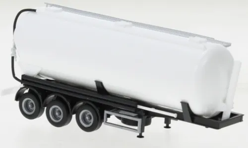 Herpa Feldbinder Siloauflieger, weiss/schwarz, 1:87, Clearance