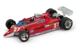 Brumm Ferrari 126CK turbo, Aeroporto di Treviso-Istrana, 1981, Scuderia Ferrari, #27, G.Villeneuve, 1:43, Discount