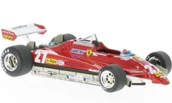 Brumm Ferrari 126C2 turbo, Formel 1, GP Brasilien, 1982, #27, G.Villeneuve, 1:43, Outlet