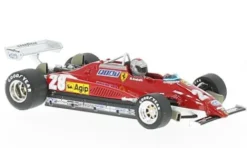 Brumm Ferrari 126C2 turbo, Formel 1, GP Italien, 1982, #28, M.Andretti, 1:43, Hot