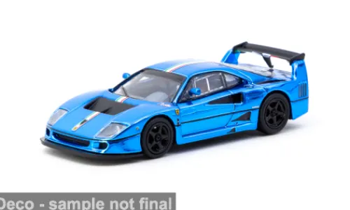 Tarmac Works Ferrari F40 LM, blau, Coca Cola, 1:64,