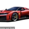 Bburago Ferrari F80, rot, 1:24, Online
