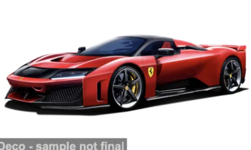 Bburago Ferrari F80, rot, 1:43, Clearance
