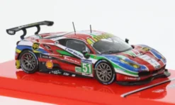 Tarmac Works Ferrari 488 GTE, 24h Le Mans, 2016, #51, G.Bruni/J.Calado, 1:64, New