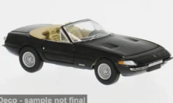 Brekina Ferrari 365 GTS/4 Daytona Spider, schwarz, 1971, 1:87, Clearance